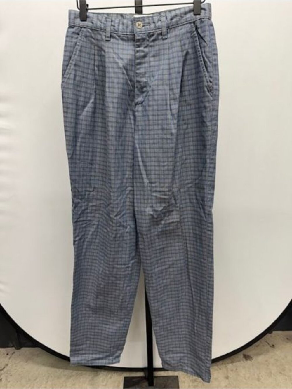 Northern Treasures Vintage Blue Plaid Trousers